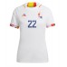 Belgien Charles De Ketelaere #22 Borta matchtröja Dam VM 2022 Kortärmad Billigt